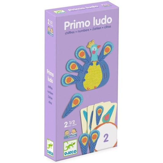 DJECO Juegos de mesa Eduludo Primo Ludo 1 2 3 4 DJ08366