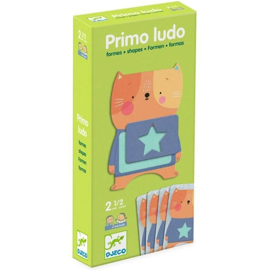 DJECO Juegos de mesa Eduludo Primo Ludo Formas DJ08368