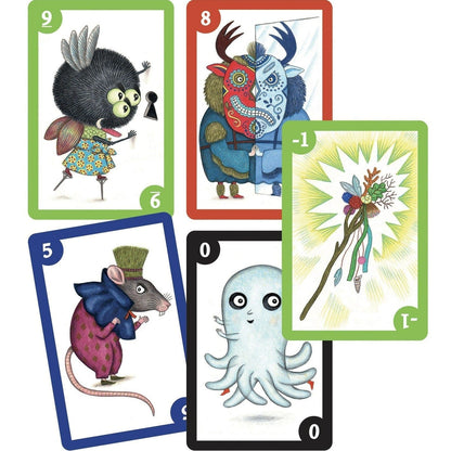 DJECO Juegos de mesa Juego de Cartas Spooky Boo DJ05098