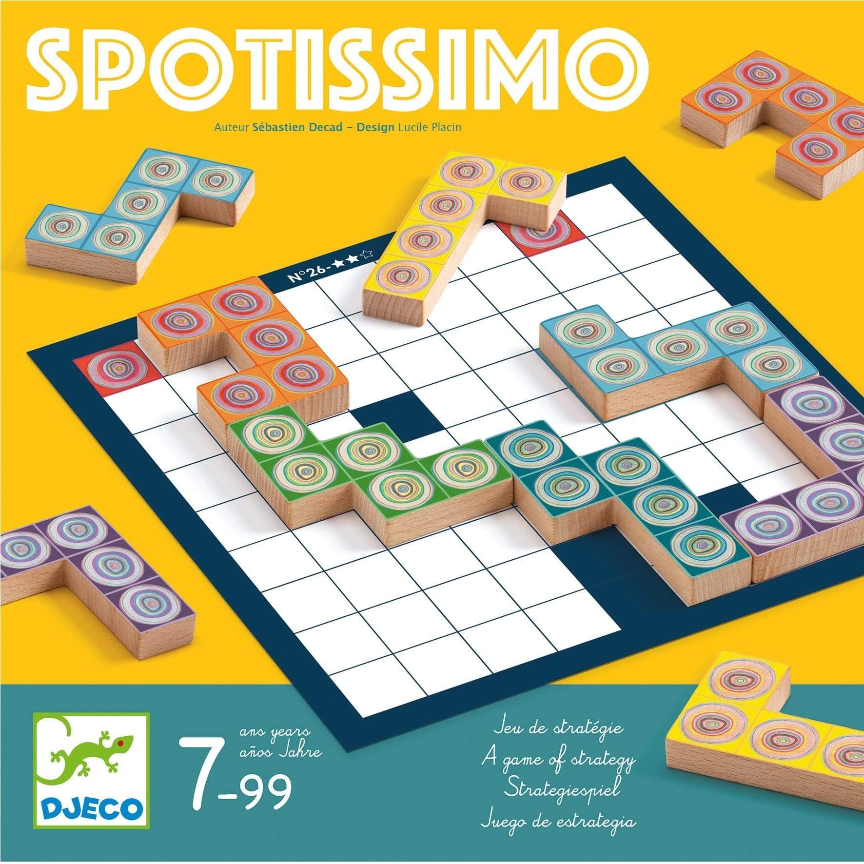DJECO Juegos de mesa Juego de estrategia spotissimo DJ08539