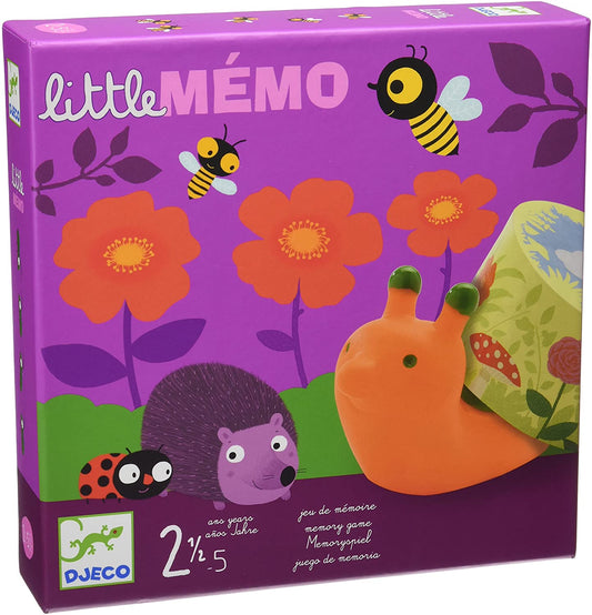 DJECO Juegos de mesa Juego de memoria Little Memo DJ08552