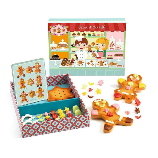 DJECO Juegos de roles +3 Juego de Galletas Oscar y Canelle DJ06516
