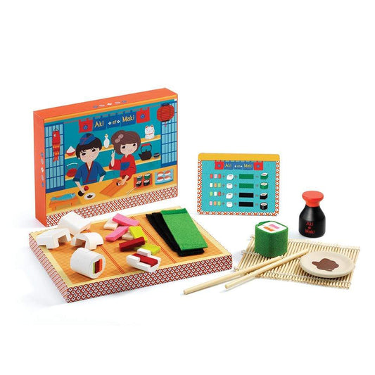 DJECO Juegos de roles +3 Juego de Sushi Aki Et Maki DJ06537