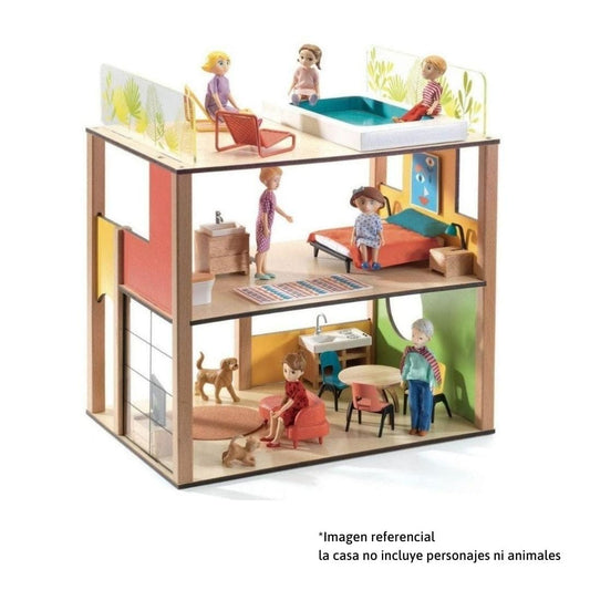 DJECO Juegos de roles Casa De Muñecas City DJ07838