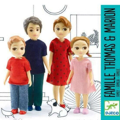 DJECO Juegos de roles Personajes Familia Thomas y Marion Djeco DJ07810