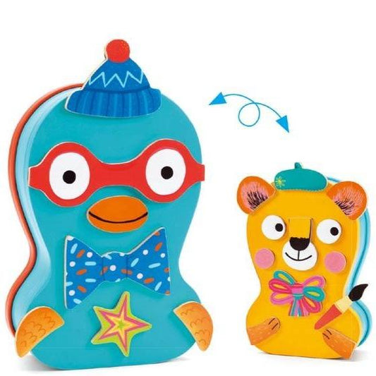 DJECO Juegos Magnéticos Juego Magnético Inzebox Portranimo DJ03087