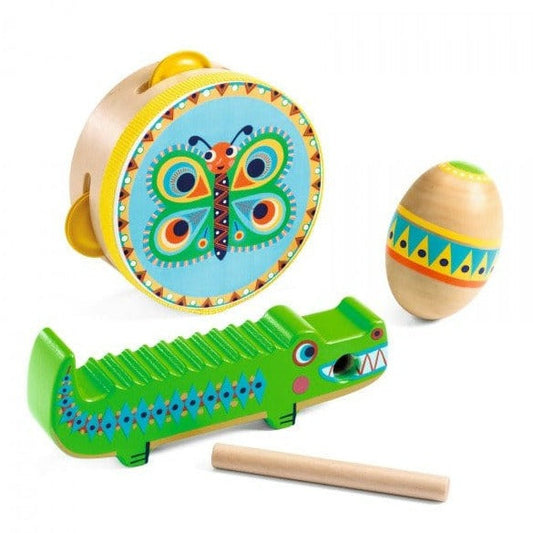 DJECO Música y teatro Set 3 Instrumentos Musicales DJ06031