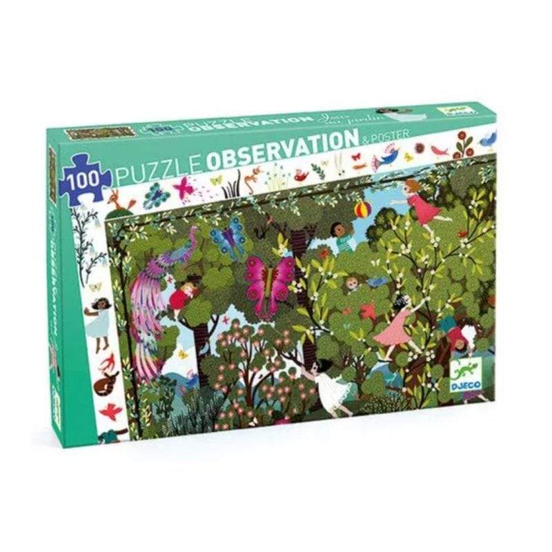 DJECO Puzzles Puzzle Observación Tiempo de juego en el jardín DJ07512