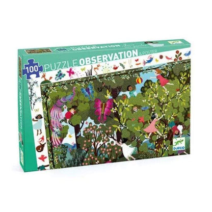 DJECO Puzzles Puzzle Observación Tiempo de juego en el jardín DJ07512