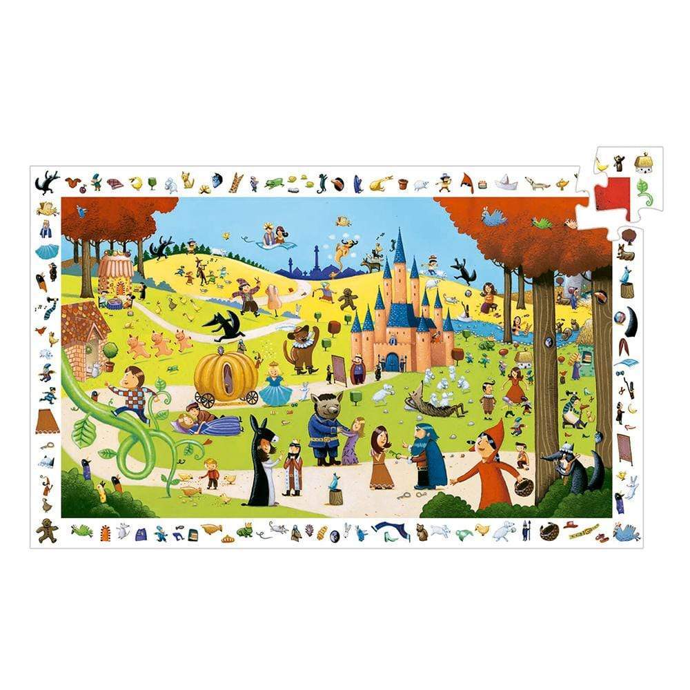 DJECO Puzzles y encajes +3 Puzzle Observación Cuentos 54 piezas DJ07561