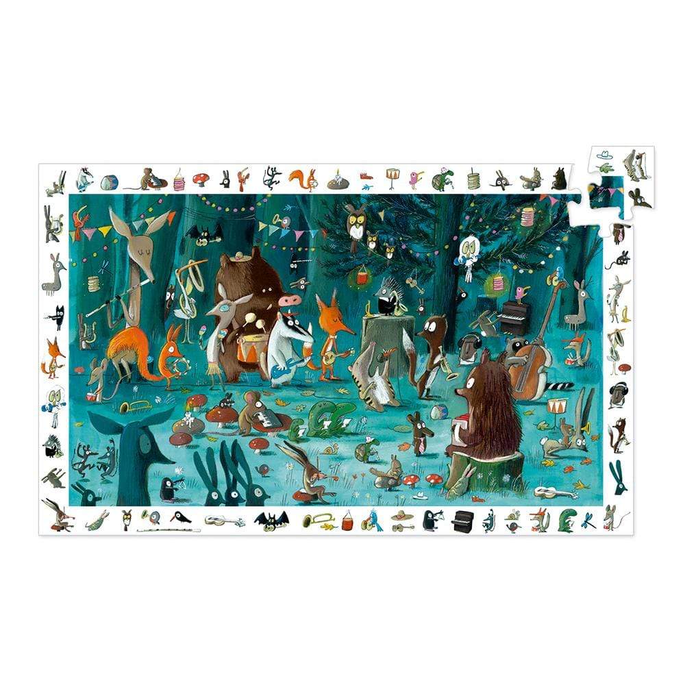 DJECO Puzzles y encajes +3 Puzzle Observación Orquesta 35 piezas DJ07588