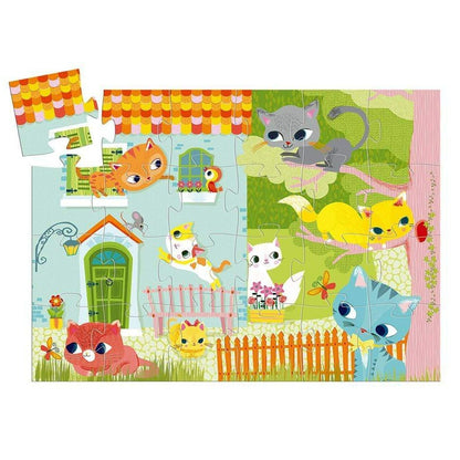 DJECO Puzzles y encajes +3 Puzzle Silueta Pachat y sus amigos - Djeco DJ07207