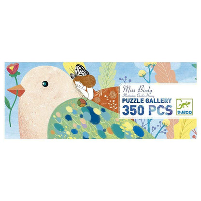 DJECO Puzzles y encajes +5 Puzzle Miss Birdy - 350 piezas DJ07616