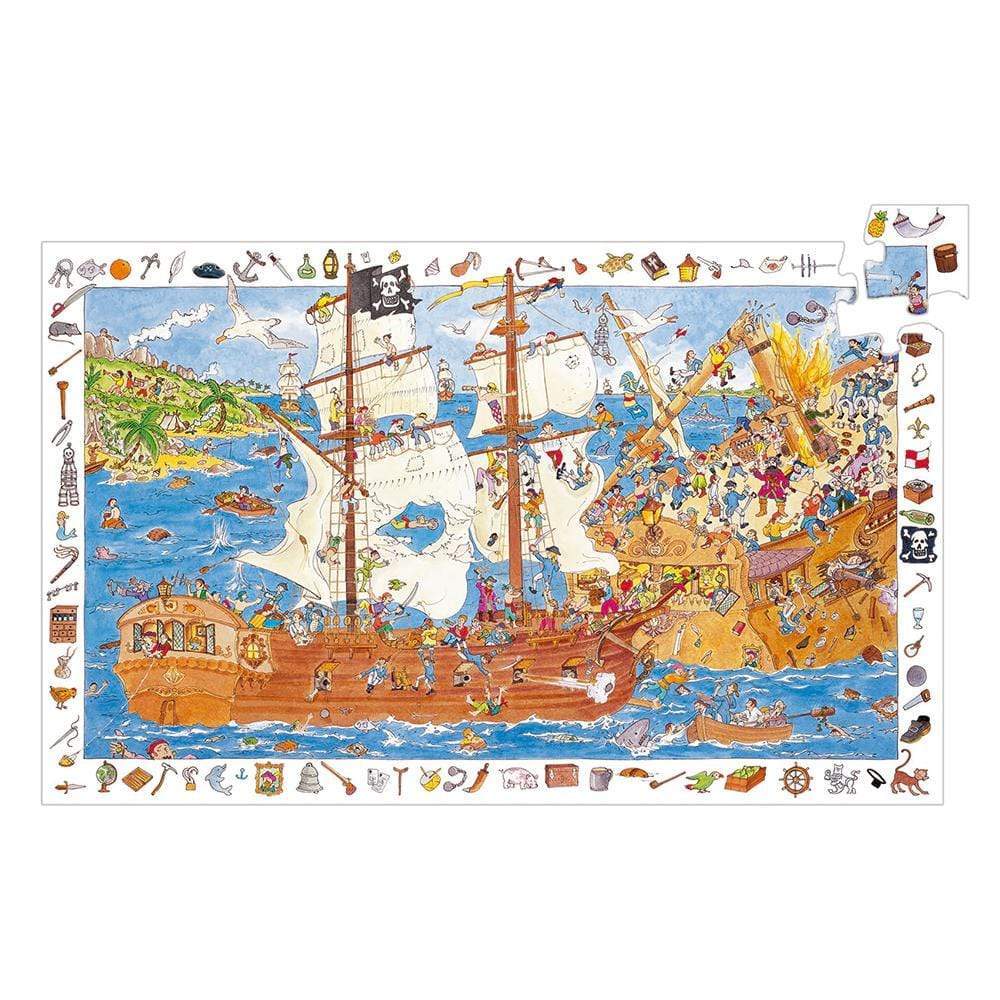 Puzzle Observacion Piratas 100 Piezas