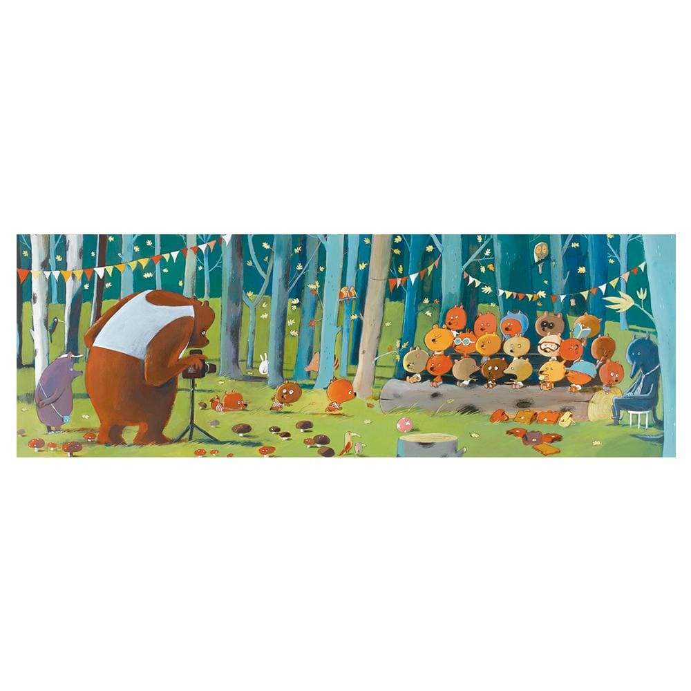 DJECO Puzzles y encajes +5 Puzzles Amigos del Bosque 100 piezas DJ07636