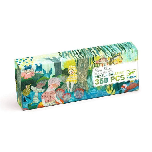 DJECO Puzzles y encajes Gallery Puzzle - Fiesta en el río 350 pcs DJ07618