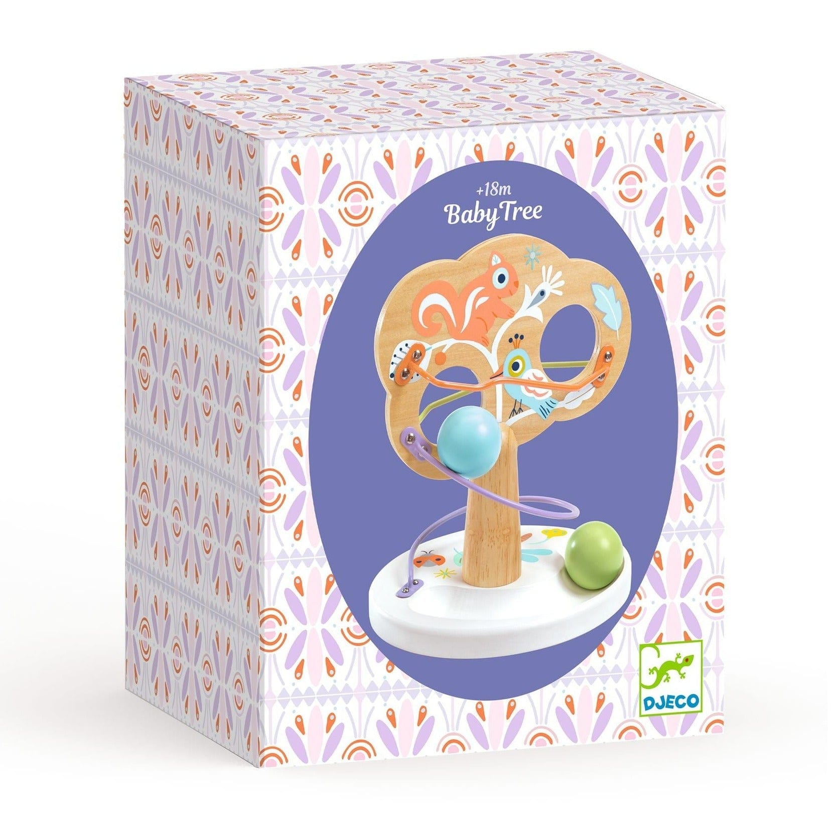 DJECO Puzzles y encajes Juego de madera BabyTree DJ06122