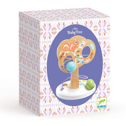 DJECO Puzzles y encajes Juego de madera BabyTree DJ06122
