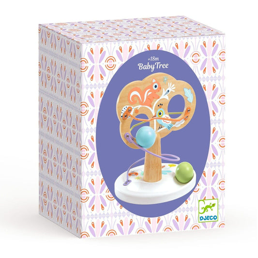 DJECO Puzzles y encajes Juego de madera BabyTree DJ06122