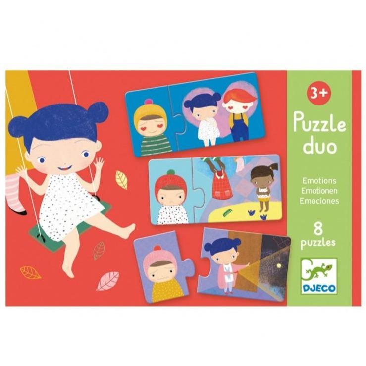 DJECO Puzzles y encajes Puzzle Duo Emociones - Djeco DJ08152