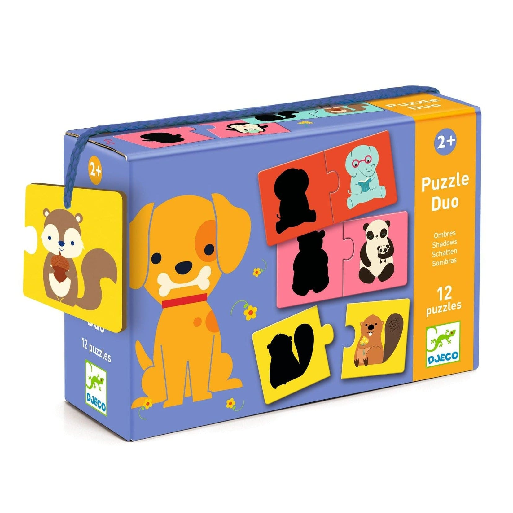 Puzzle Duo Trio de Sombras Djeco Pichintun