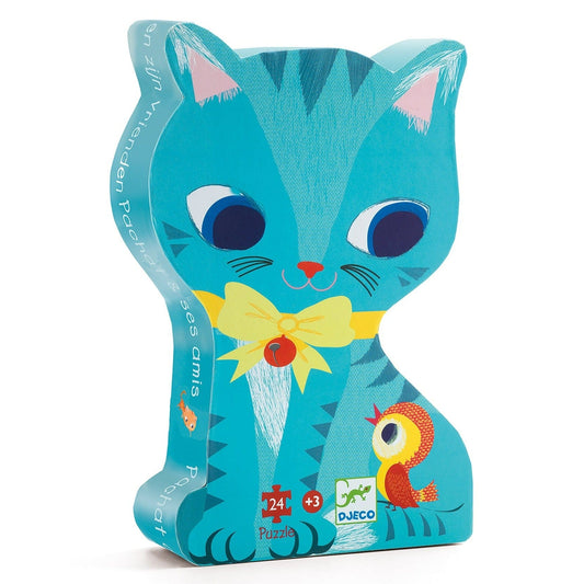 DJECO Puzzles y encajes Puzzle Silueta Pachat y sus amigos - Djeco DJ07207