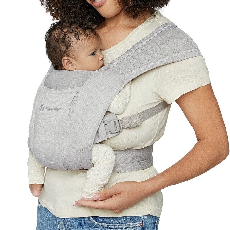 ergobaby portabebes Portabebé Embrace Con Malla de Aire - Soft Grey bcemasamgry