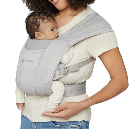 ergobaby portabebes Portabebé Embrace Con Malla de Aire - Soft Grey bcemasamgry