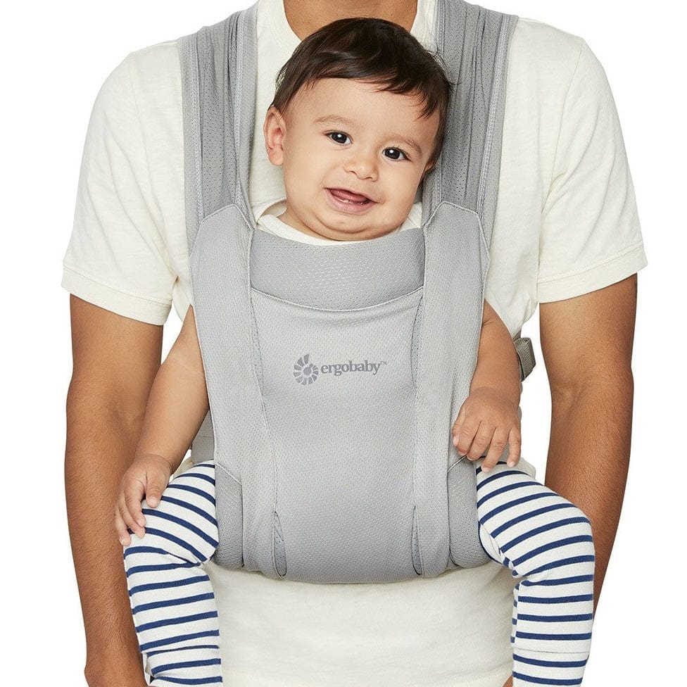 ergobaby portabebes Portabebé Embrace Con Malla de Aire - Soft Grey bcemasamgry