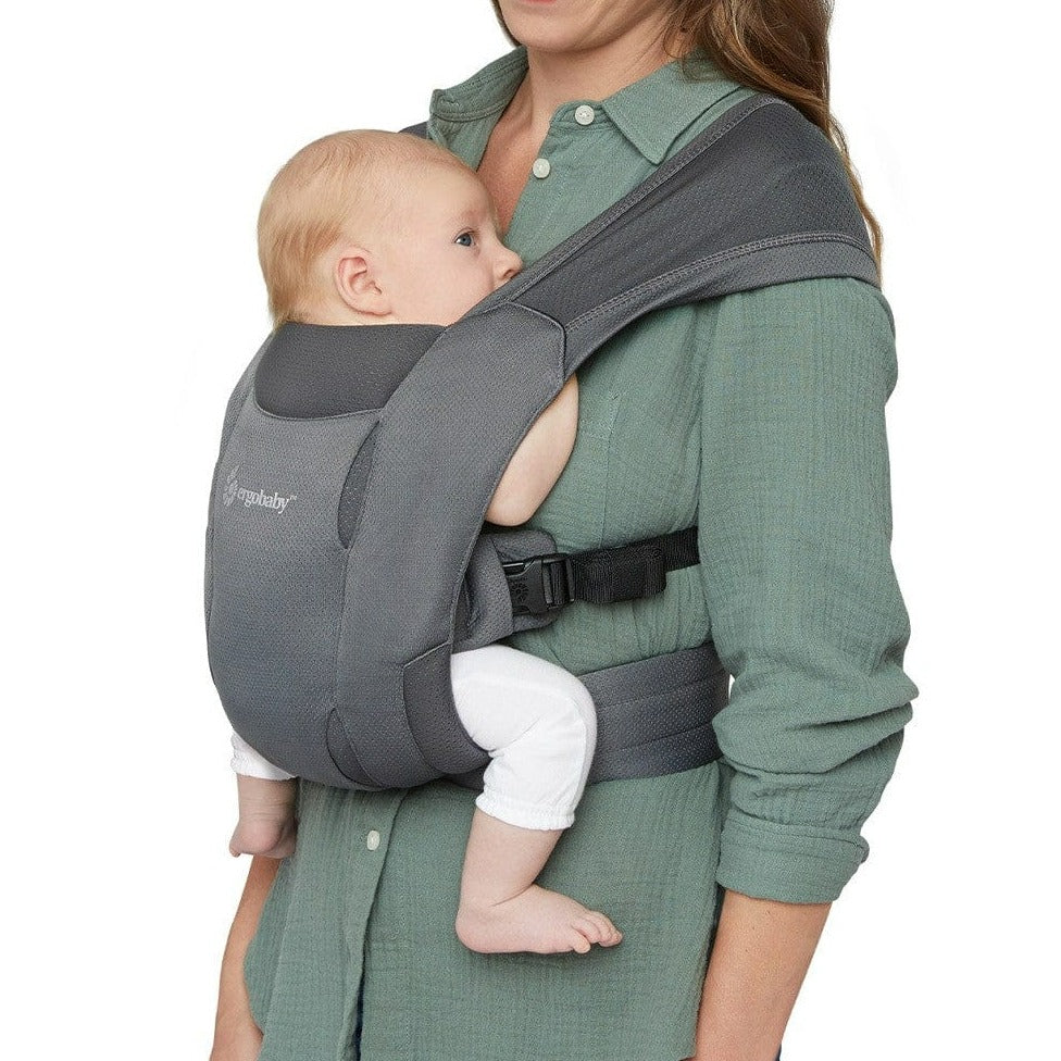 ergobaby portabebes Portabebé Embrace Negro Lavado - Ergobaby BCEMASAMBLK