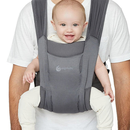 ergobaby portabebes Portabebé Embrace Negro Lavado - Ergobaby BCEMASAMBLK