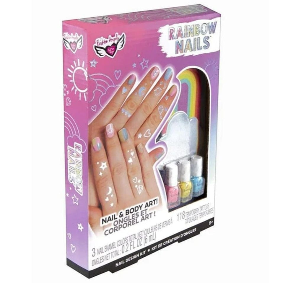 FASHION ANGELS Juegos de roles Set para Diseño de Uñas de Arcoirís FA13041