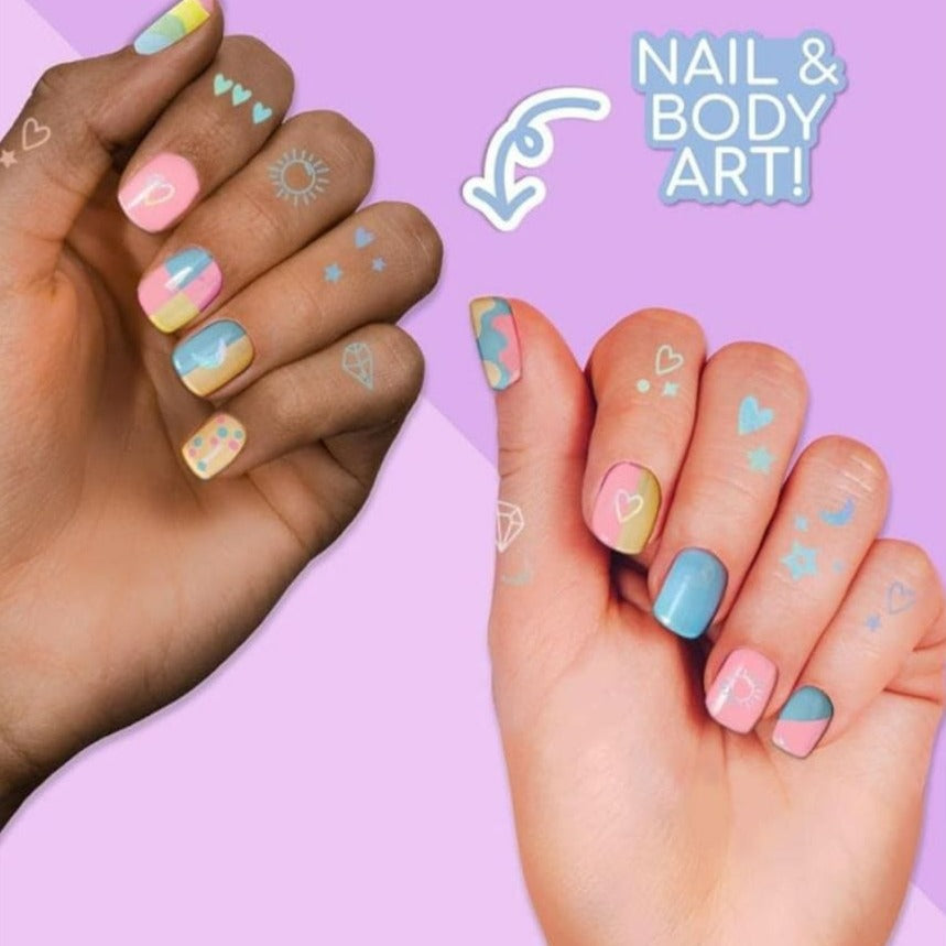 FASHION ANGELS Juegos de roles Set para Diseño de Uñas de Arcoirís FA13041