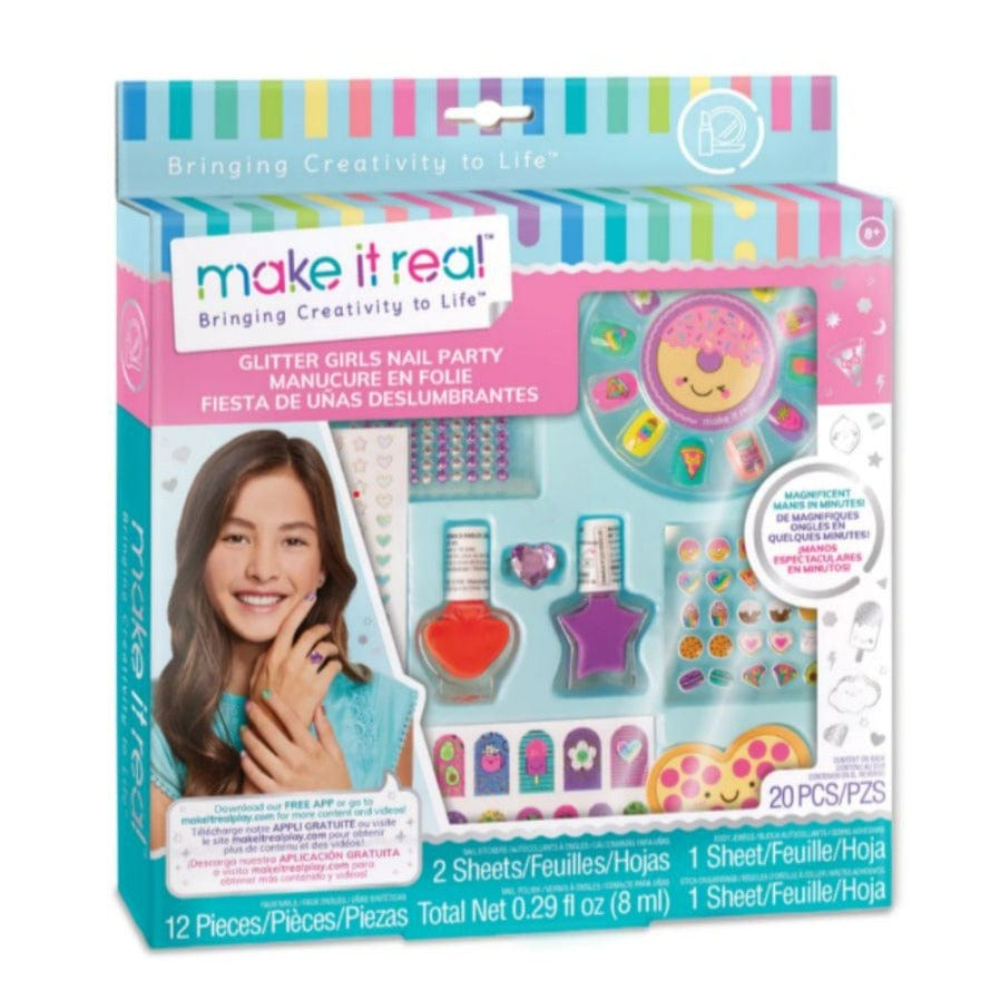 FASHION ANGELS Juegos de roles Set para Uñas con Purpurina MIR2306