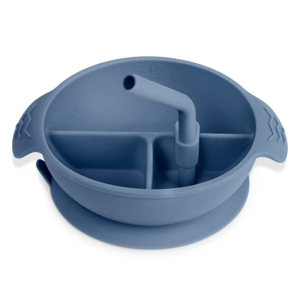 HAAKAA Alimentación Bowl Con Divisiones - Azul UTE65-B