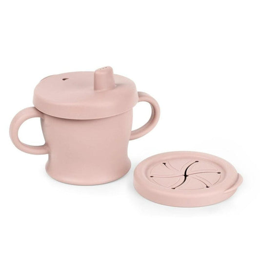 HAAKAA Alimentación y Lactancia Taza De Silicona 3 en 1 - Blush BHK125-BH