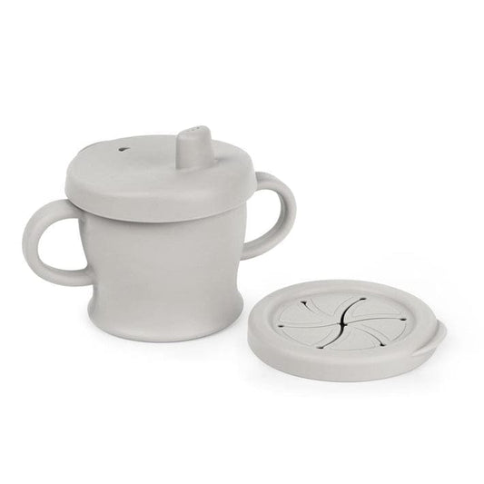 HAAKAA Alimentación y Lactancia Taza De Silicona 3 En 1 Haakaa - Gris BHK125-S