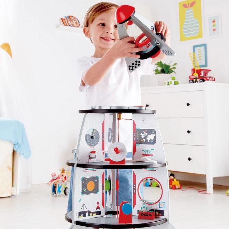 HAPE Destreza y Habilidades Cohete espacial de 4 pisos E3021