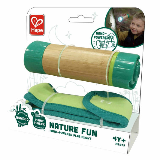 HAPE Juegos de Exterior Linterna de Carga Manual de Madera E5579