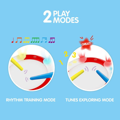 HAPE Música y teatro Tambor Con Luces Hape E0620