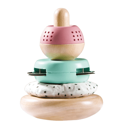 HAPE Puzzles y encajes Juguete de encaje Staking Tower E8502