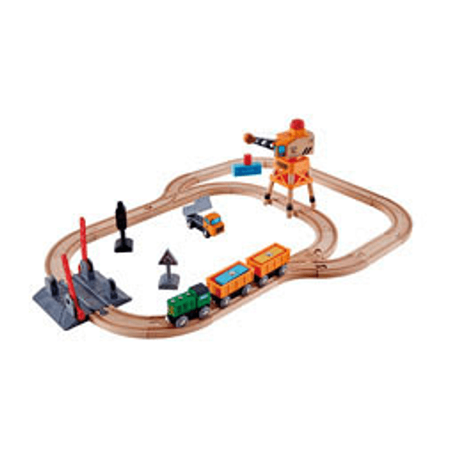Circuito de Trenes con Cruce y Grúa HAPE Pichintun