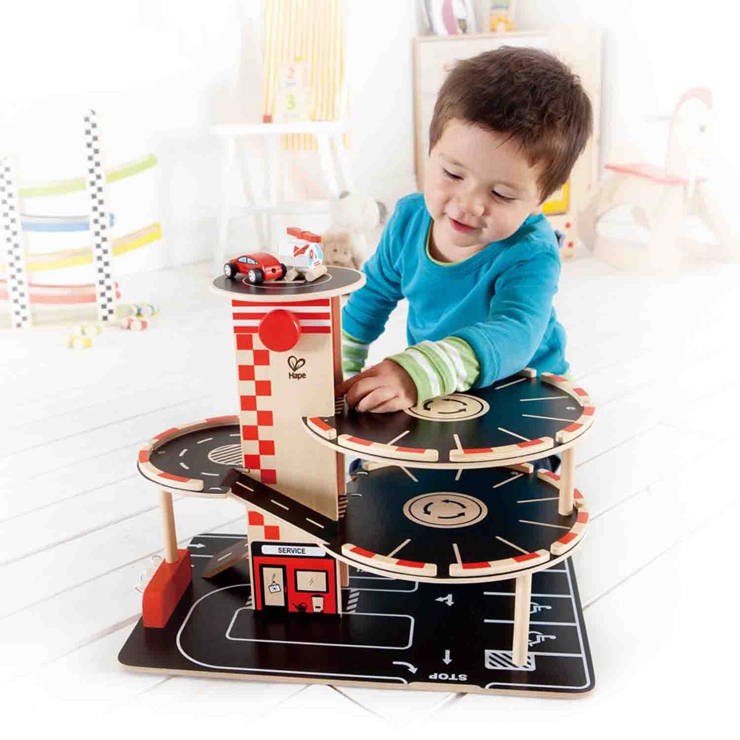 HAPE Transportes Copia de Circuito de Autos Fast Flip Racetrack