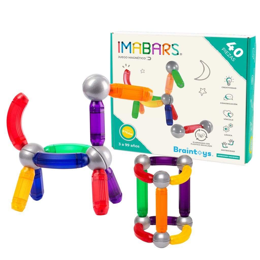 Imanix Juegos Magnéticos Set Imabars 40 piezas BAR-040