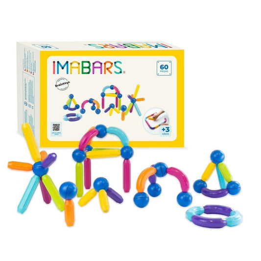 Imanix Juegos Magnéticos Set Imabars 60 piezas BAR-SP60