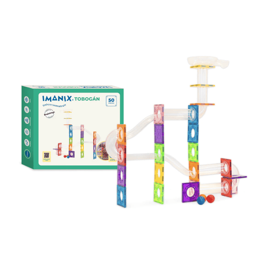 Imanix Juegos Magnéticos Set Imanix Tobogán 50 piezas IMA-TOBO50