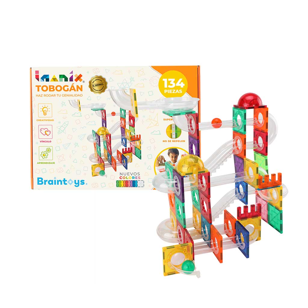 Imanix Juegos Magnéticos Set Tobogán 134 piezas IMA-TOBO