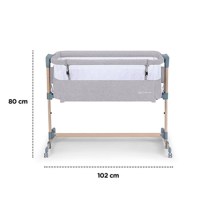 KINDERKRAFT cunas Cuna Colecho Neste Air Grey Light Melange Madera KKLNEAIRGRYW