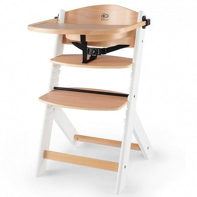 ( PREVENTA )Silla de comer ENOCK Madera y Blanco - Kinderkraft