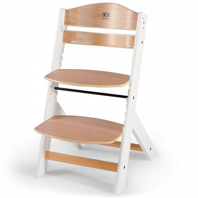 KINDERKRAFT Sillas de comer Silla de Comer ENOCK Madera y Blanco KKKENOCWHT